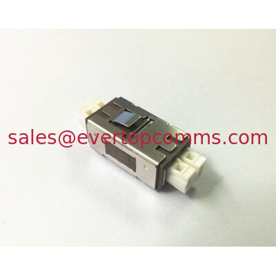 High Size Precision  Plastic Material Duplex MU Fiber Optical Adapter supplier