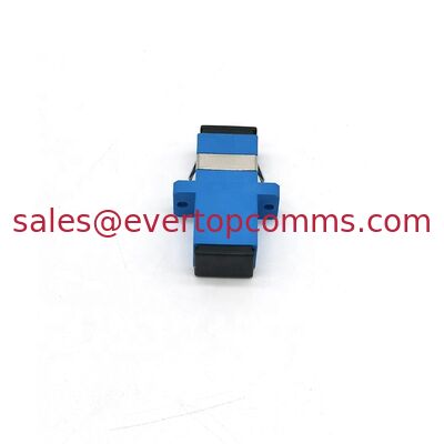 Blue Green ceramic PVC Singlemode Simplex SC/PC SC/APC Fiber Optical Adapter Optical coupler with ear supplier