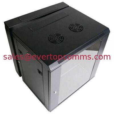 Safe protection Broadband Network 600*550mm Swing Wall 12u Rack Cabinet supplier
