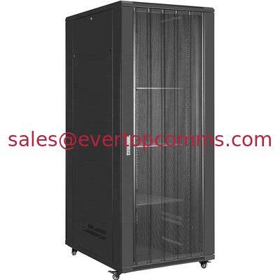 19 Inch Network Mesh Door 600*800mm 27U Floor Server Cabinet Equipment supplier