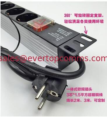 19 Inches Aluminum Power Distribution Units PUD for Network Cabinet  Germany France Europe  America supplier