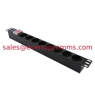 6 Way 8 Way 19 Inches Aluminum PUD for Network Cabinet  Germany France Europe  America supplier