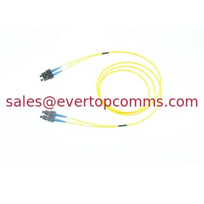 Singlemode  2.0mm Duplex 2m Black Connectors SCPC-SCPC Fiber Optical Patch Cord supplier