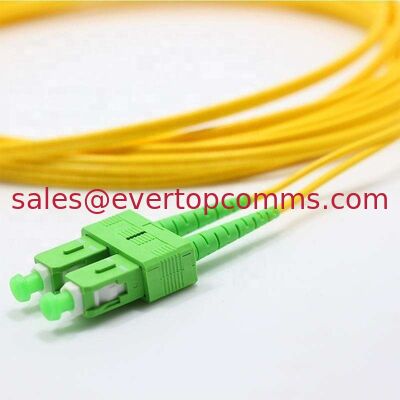 Singlemode Duplex 3m 5m 10m 15m 2.0mm 3.0mm 1.6mm 1.8mm SC/APC-SC/APC Fiber Optic Patch Cord supplier