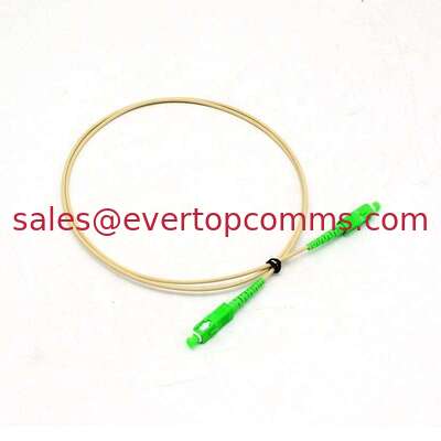 Singlemode Simplex SC/APC-SC/APC 1 Meter LSZH G657A2 2.4mm Lvory  Optical Jumper supplier