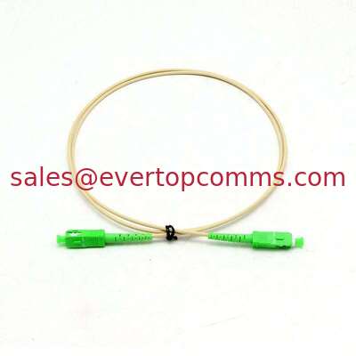 Singlemode Simplex SC/APC-SC/APC 1 Meter LSZH G657A2 2.4mm Lvory  Optical Jumper supplier