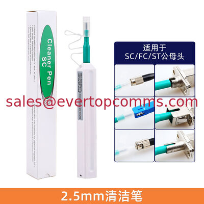 Optic Fiber Cleaner Pen SC/FC/ST 2.5mm LC 1.25mm sc Upc FTTX Use 800 Times Stick Kit Optical Adapter Ferrules supplier