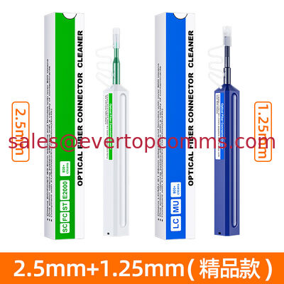 Optic Fiber Cleaner Pen SC/FC/ST 2.5mm LC 1.25mm sc Upc FTTX Use 800 Times Stick Kit Optical Adapter Ferrules supplier