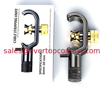 Armoured Cables Optical Fiber Accessories Single 8 - 28mm Cable Stripping Machine supplier