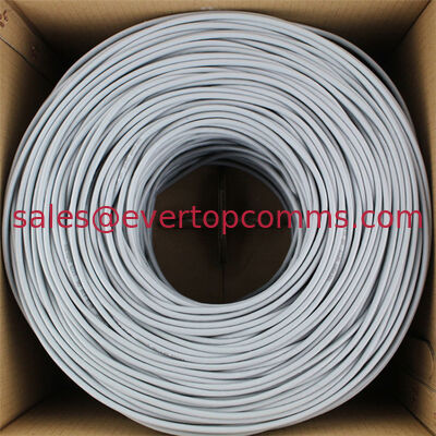 4 Pair Type CE Certificated Light Grey Color 24AWG Cat5e FTP Cat6 Cable supplier