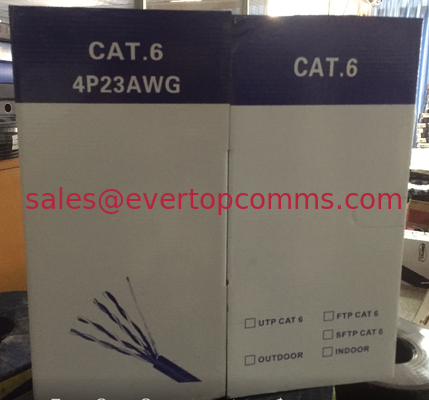 Cat6 UTP Network Cable  305M/cartons  Copper with Box supplier