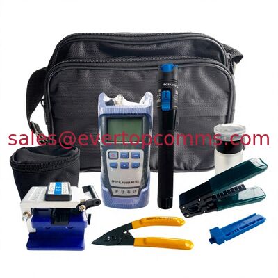 FTTH Fiber Optic Tool Kit with Visual Fault Locator and Optical Power Meter supplier