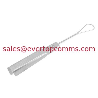 Outdoor Metal Stainless Steel Flat Fiber Optic Drop Cable Tension Clamp FTTH Accessoires supplier