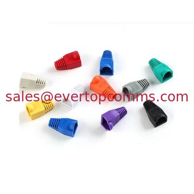 RJ45 Boot 8P8C RJ45 Cat5e Cat6 Cable Boots Modular Plug Cover PVC  Connector Boot supplier