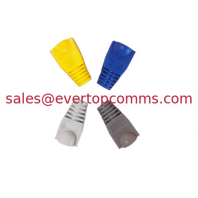 8P8C RJ45 Cat5e Cat6 Cable Boots Modular Plug Cover PVC  Connector Boot supplier