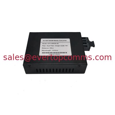 10/100/1000 20KM Dual Fiber SC Optical Ethernet Media Converter supplier