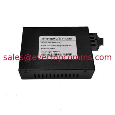 10/100/1000 SM Dual Fiber SC 20KM Optical Ethernet Media Converter supplier